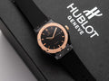 Hublot Watch Ceramic Demi Rose Rubber Strap 42mm