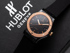 Hublot Watch Ceramic Demi Rose Rubber Strap 42mm