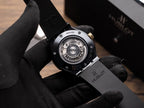 Hublot Watch Ceramic Demi Rose Rubber Strap 42mm