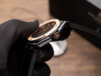 Hublot Classic Fusion Ceramic Demi Rose Watch Leather Strap 42mm