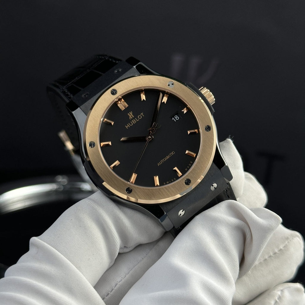 Hublot Watch Classic Fusion Ceramic Demi King Gold 42mm