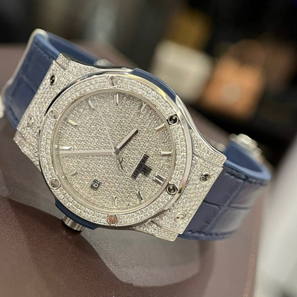 Hublot Watch Classic Fusion Natural Diamonds 42mm