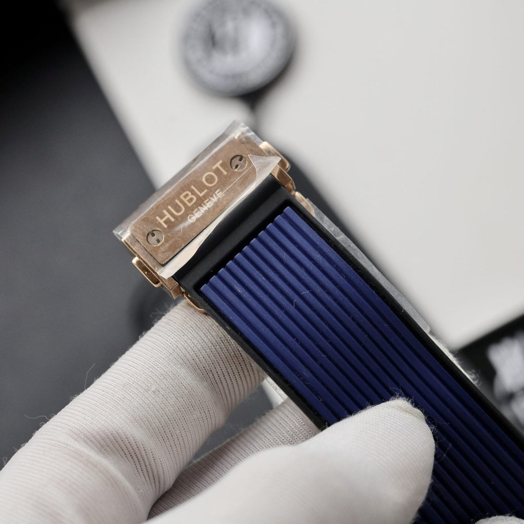 Hublot Watch Spirit Of Big Bang King Gold Bezel Ceramic Blue 42mm