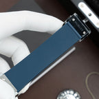 Hublot Classic Fusion Ceramic  Watch Blue Dial Rubber Strap 42mm