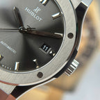 Hublot Classic Fusion Gray Watch Weight 84 Grams Super Light  42mm