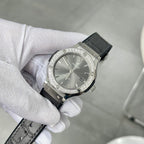 Hublot Classic Fusion Watch Diamonds Grey 38mm