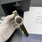 Hublot Classic Fusion Watch Womens Green Dial 33mm