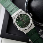 Hublot Classic Fusion Watch Green Dial 42mm