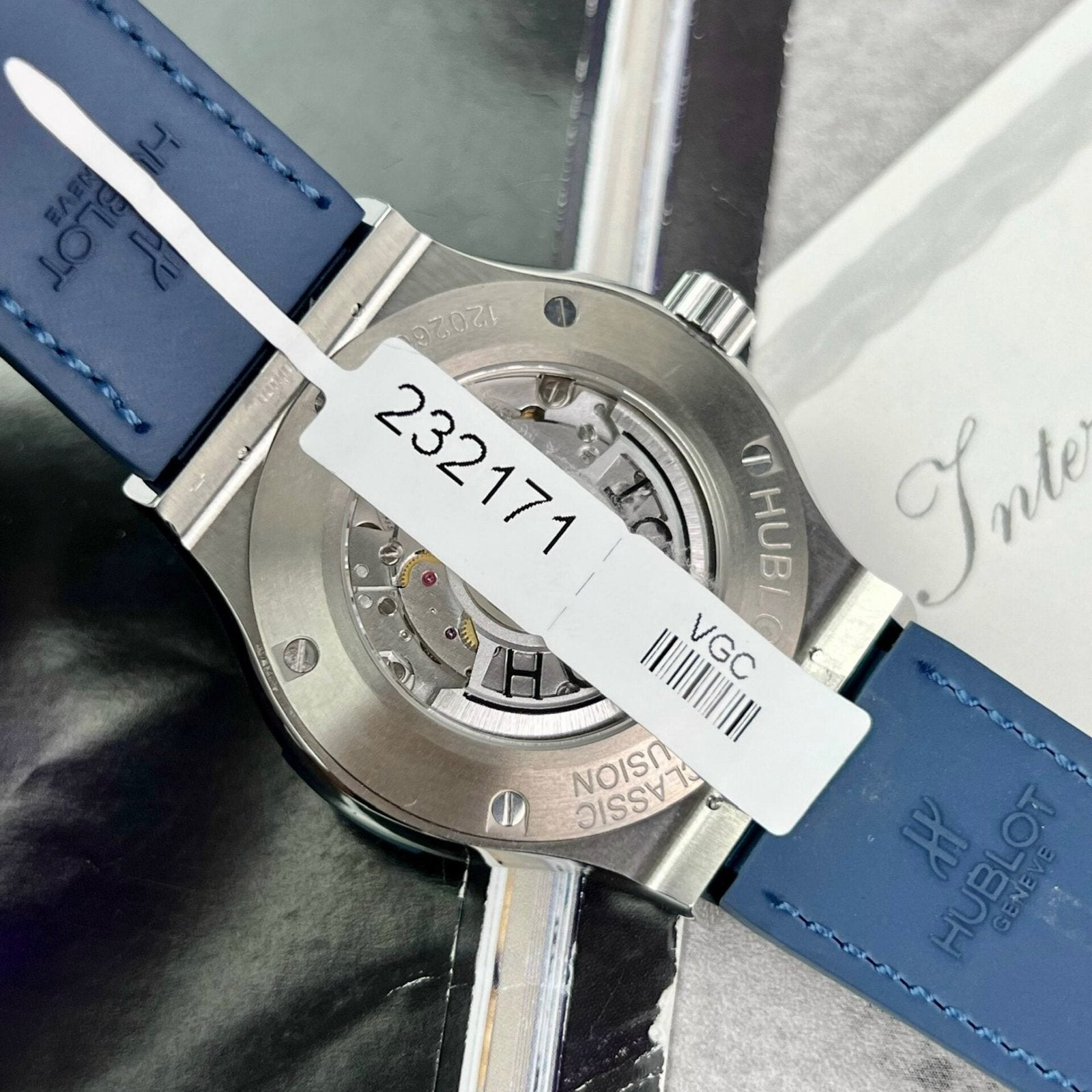 Hublot Classic Fusion Blue Synthetic Gemstone Watch 42mm