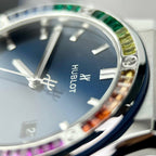 Hublot Classic Fusion Blue Synthetic Gemstone Watch 42mm