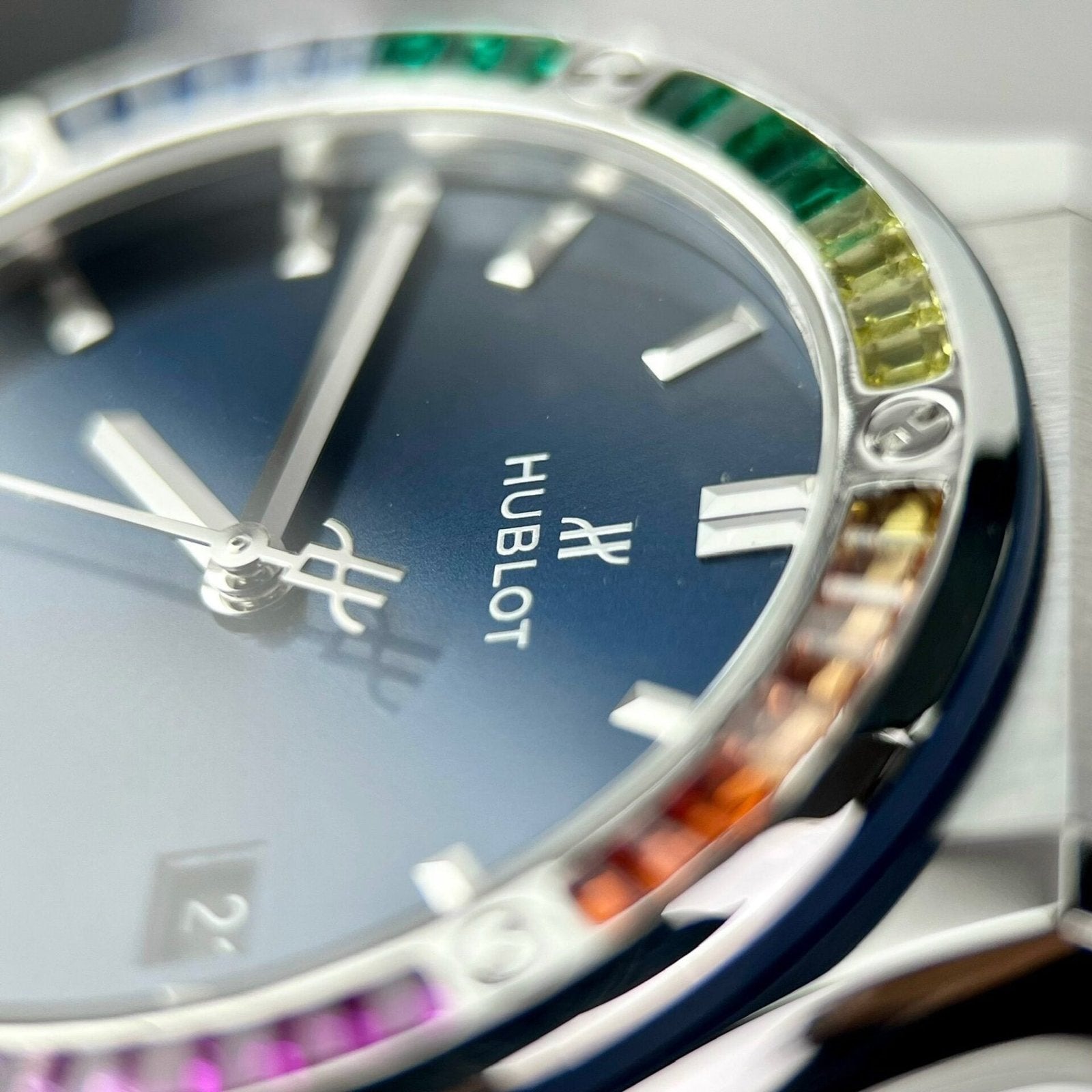 Hublot Classic Fusion Blue Synthetic Gemstone Watch 42mm