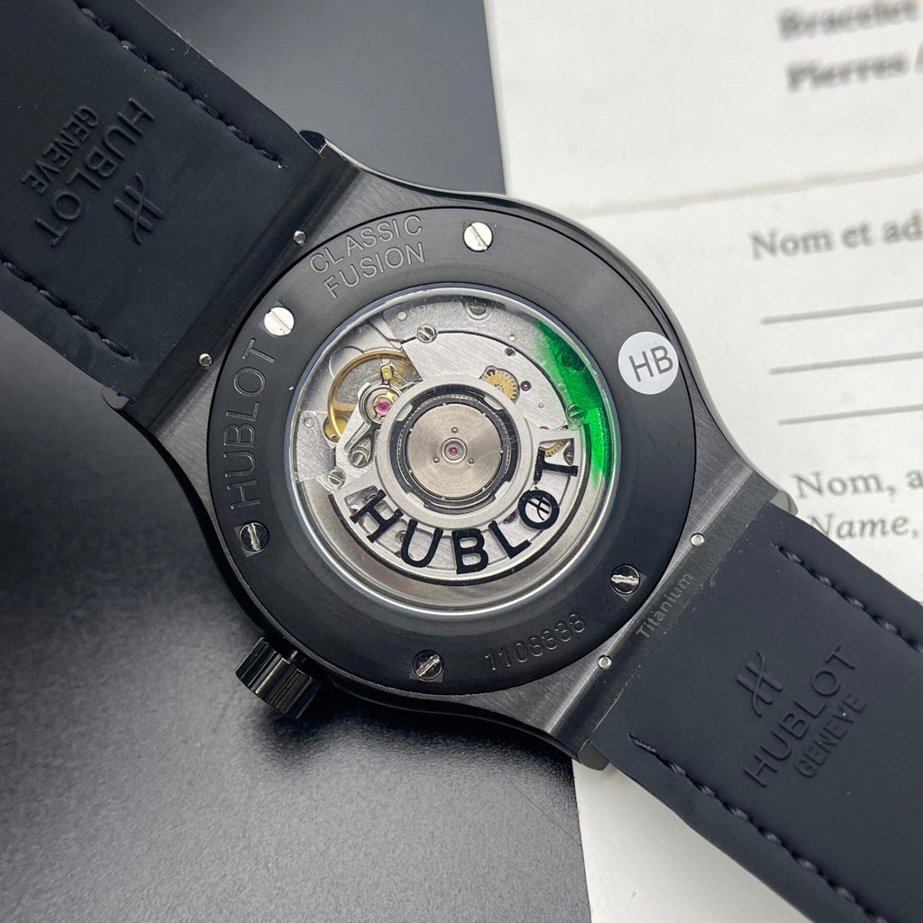 Hublot Classic Fusion Ceramic  Watch Black Dial 42mm