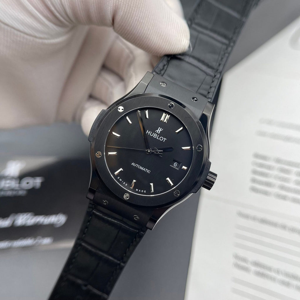 Hublot Classic Fusion Ceramic  Watch Black Dial 42mm