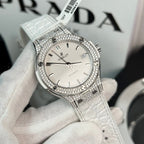 Hublot Watch Full Moissanite Diamond White 38mm