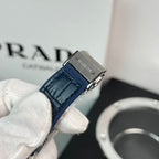 Hublot Classic Fusion Watch Moissanite Diamond Blue 38mm