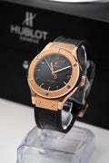 Hublot Classic Fusion King Gold Black  Watch 38mm