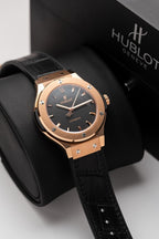 Hublot Classic Fusion King Gold Black  Watch 38mm