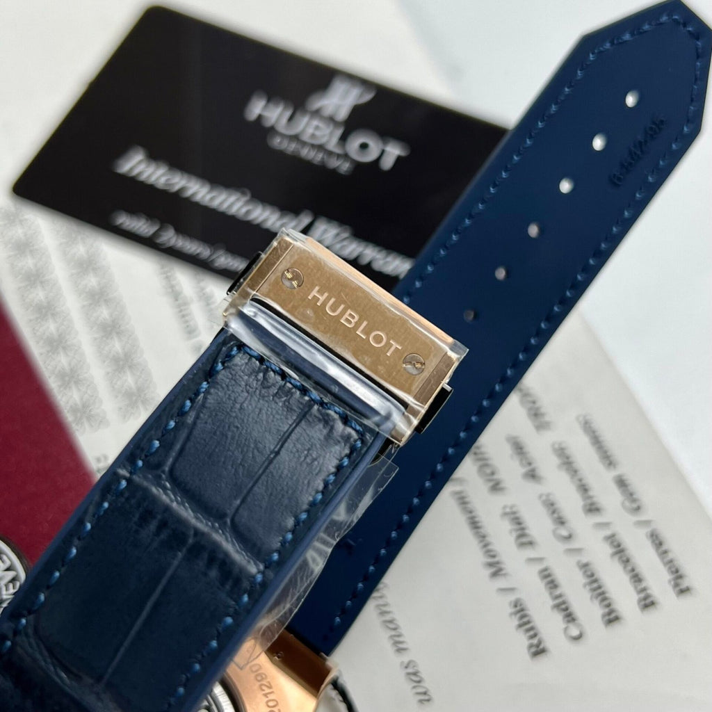 Hublot Watch Classic Fusion King Gold Blue Dial 42mm