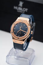 Hublot Classic Fusion King Gold Blue Watch 38mm