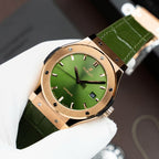 Hublot Classic Fusion King Gold Watch Green Dial Movement SW300 Swiss Made 42mm