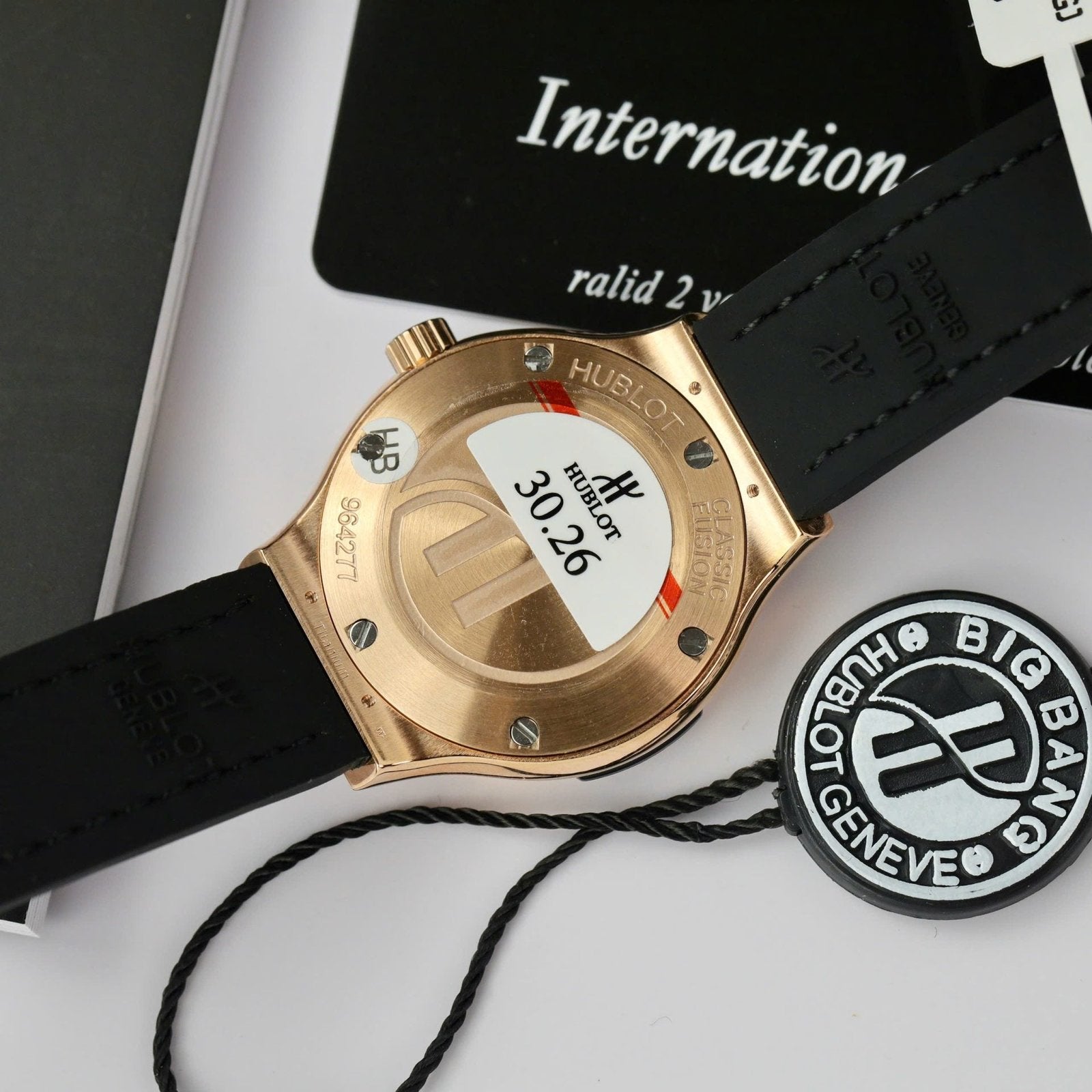 Hublot Classic Fusion King Gold Watch Moissanite Diamonds 33mm