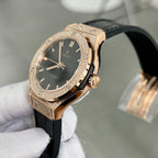 Hublot Watch Classic Fusion King Gold With Diamonds Case 38mm
