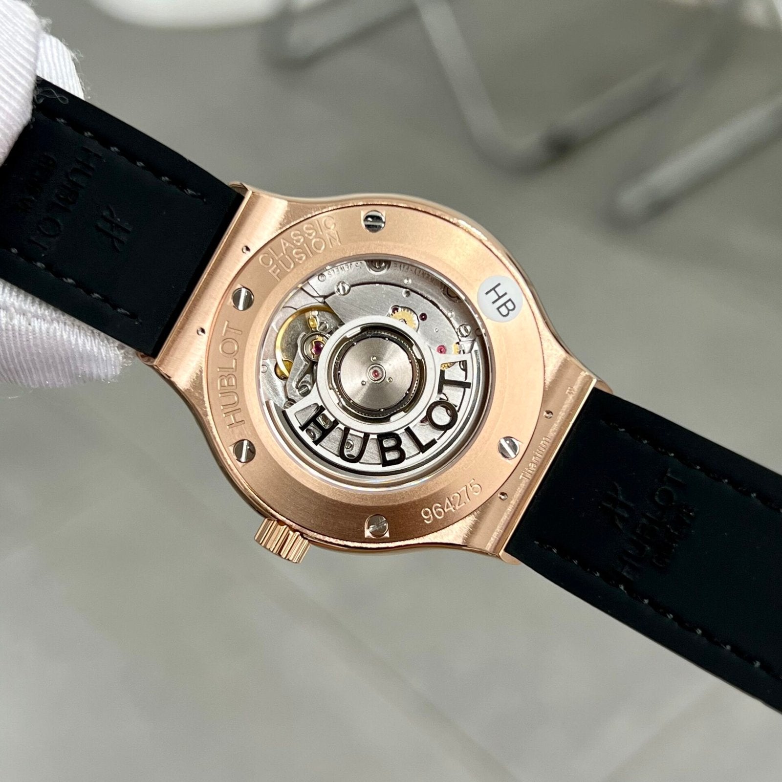 Hublot Watch Classic Fusion King Gold With Diamonds Case 38mm