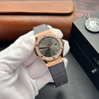 Hublot Classic Fusion King Gold Watch With Moissanite Diamond 42mm