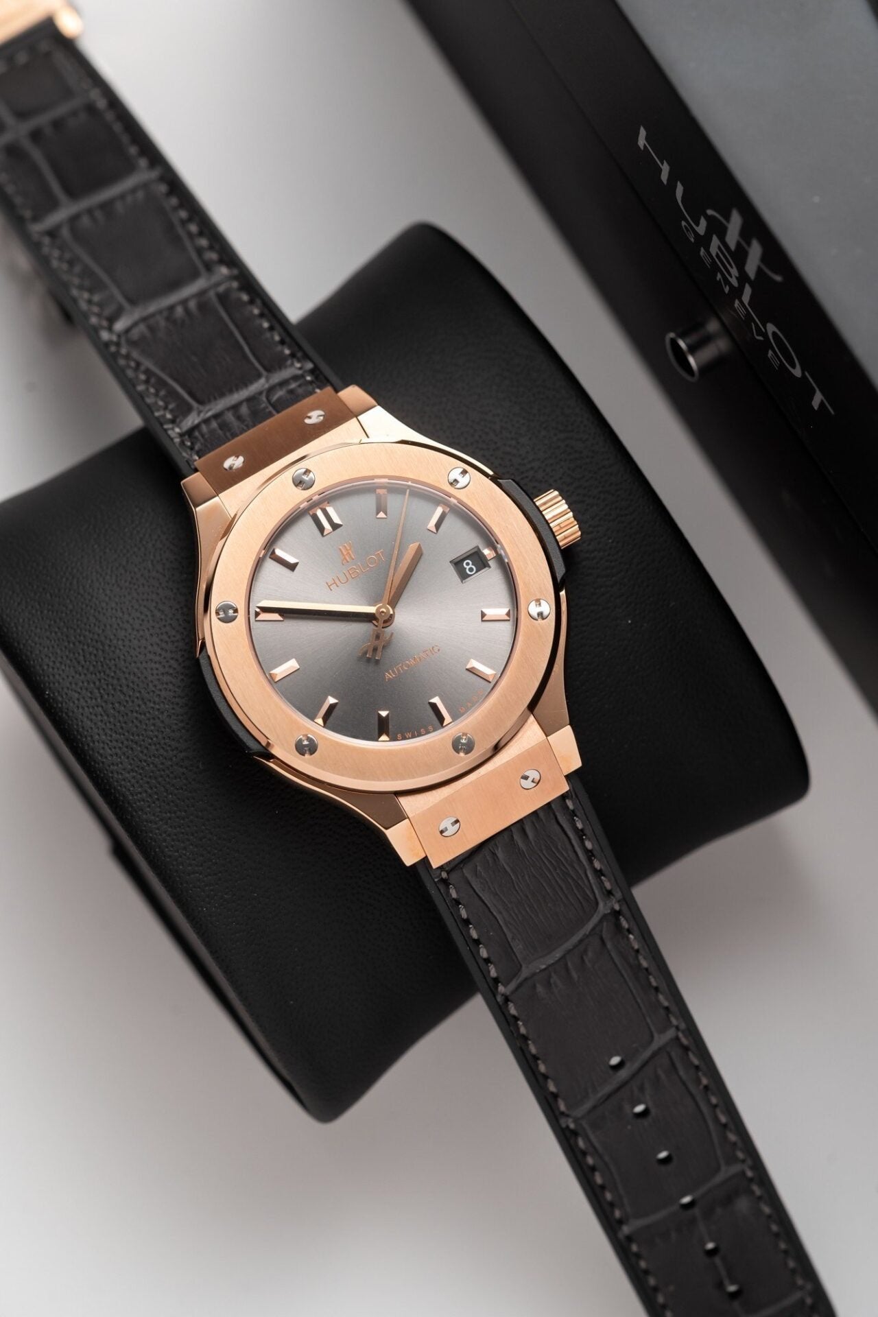 Hublot Classic Fusion King Gold Gray Dial Watch 38mm