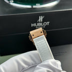 Hublot Classic Fusion King Gold Watch Women White 33mm