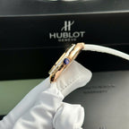 Hublot Classic Fusion King Gold Watch Women White 33mm