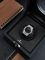 Hublot Classic Fusion Black Dial Watch Natual Diamonds Automatic SW300 Movement 42mm