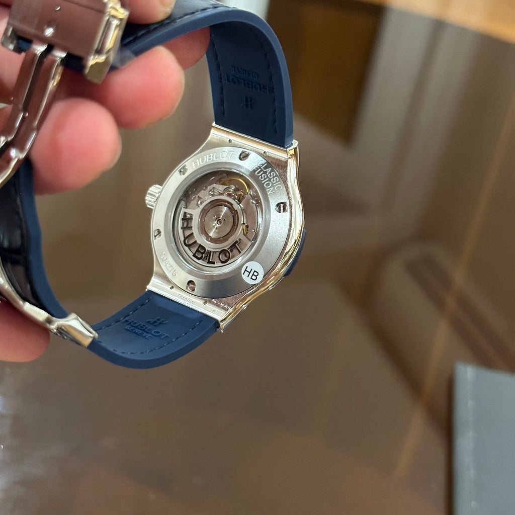 Hublot Classic Fusion Blue Diamond Watch 38mm
