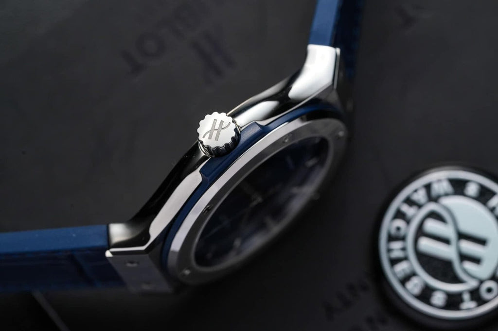 Hublot Classic Fusion Titanium  Watch Blue Dial  42mm