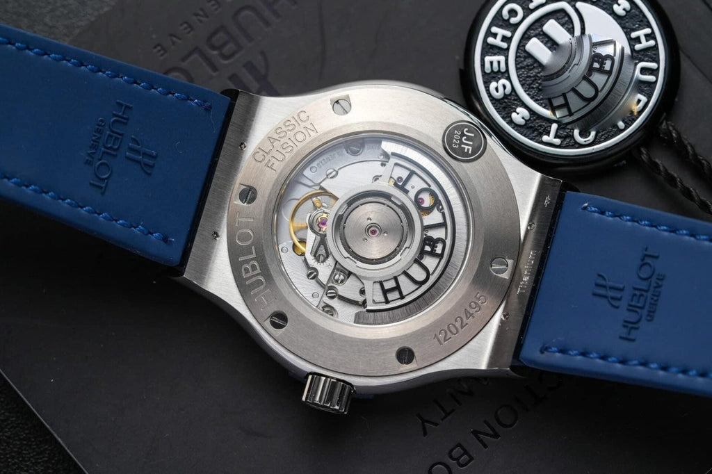 Hublot Classic Fusion Titanium  Watch Blue Dial  42mm