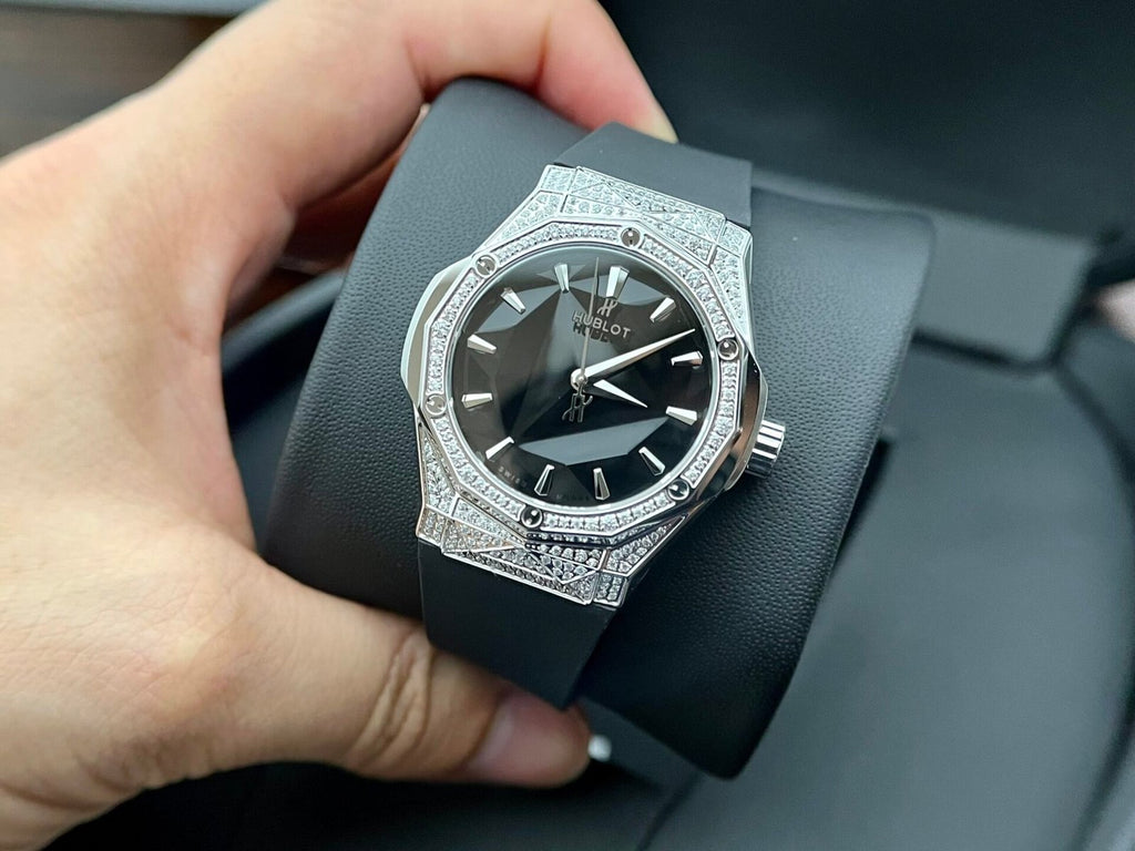 Hublot Watch Classic Fusion Orlinski Black Dial Rubber Strap 40mm