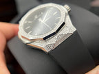 Hublot Watch Classic Fusion Orlinski Black Dial Rubber Strap 40mm