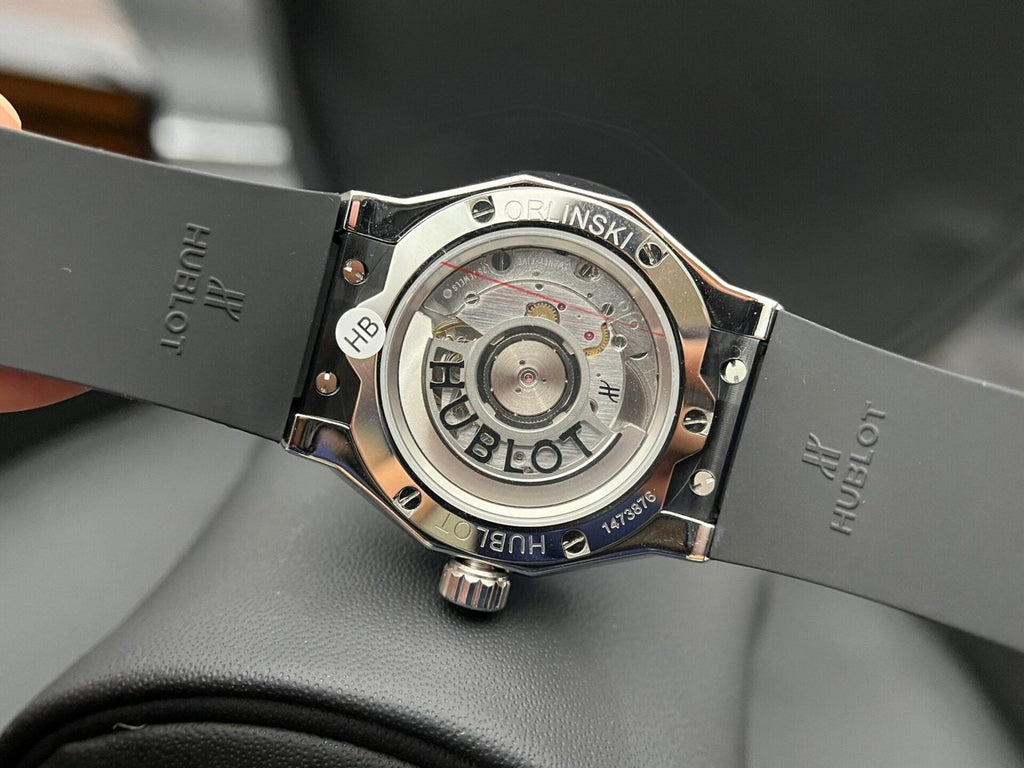 Hublot Watch Classic Fusion Orlinski Black Dial Rubber Strap 40mm