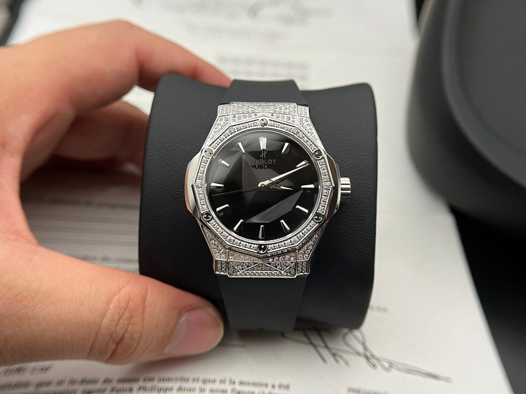 Hublot Watch Classic Fusion Orlinski Black Dial Rubber Strap 40mm