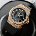 Hublot Orlinski King Gold  Watch Full Moissanite Diamond 40mm