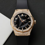 Hublot Orlinski King Gold  Watch Full Moissanite Diamond 40mm
