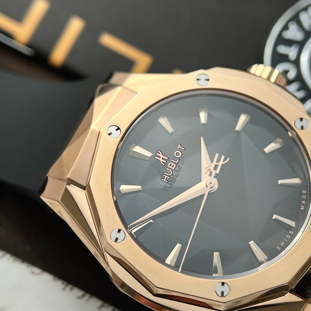 Hublot Watch Orlinski King Gold Black Dial 40mm