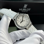 Hublot Classic Fusion Watch Women White 33mm
