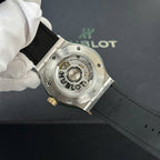 Hublot Classic Fusion Watch Black Dial King Gold Bezel 42mm