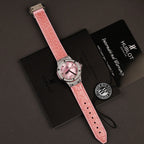 Hublot Classic Fusion Watch Mother Of Pearl Dial + Moissanite Diamonds 33mm