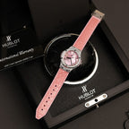 Hublot Classic Fusion Watch Mother Of Pearl Dial + Moissanite Diamonds 33mm