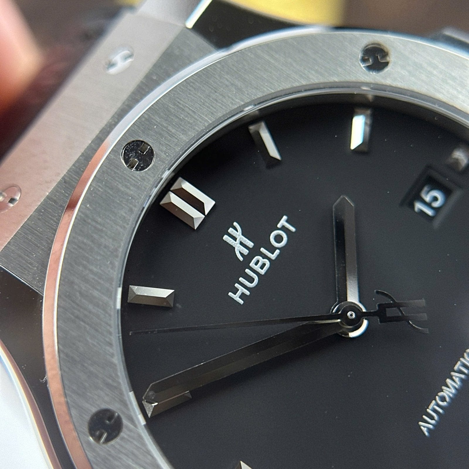 Hublot Classic Fusion Black Watch Weight 84 Grams Super Light  42mm