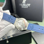 Hublot Classic Fusion Watch Womens Blue 33mm