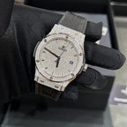 Hublot  Watch Classic Fusion  Full Moissanite Diamonds 42mm