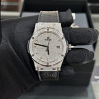 Hublot  Watch Classic Fusion  Full Moissanite Diamonds 42mm